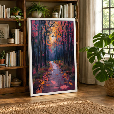 Path to Golden Light Boho - Wrapped Canvas
