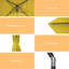 Parasol carré de 78 po Rovner-1450716225