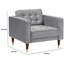 Fauteuil club 33 po Adelheide-769677050