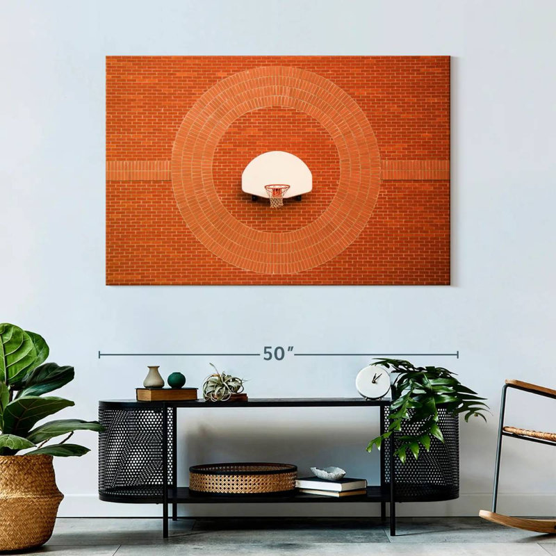 Panier de basketball en brique Sireci, H 32 po x l 48 po