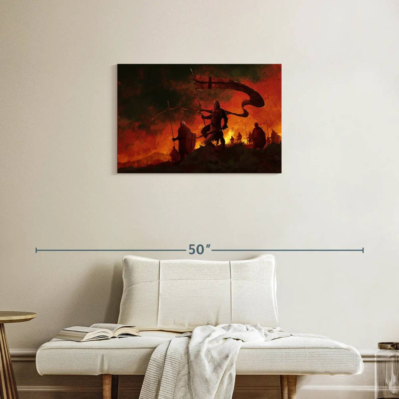 Keiri Medieval War, 20" H x 30" W