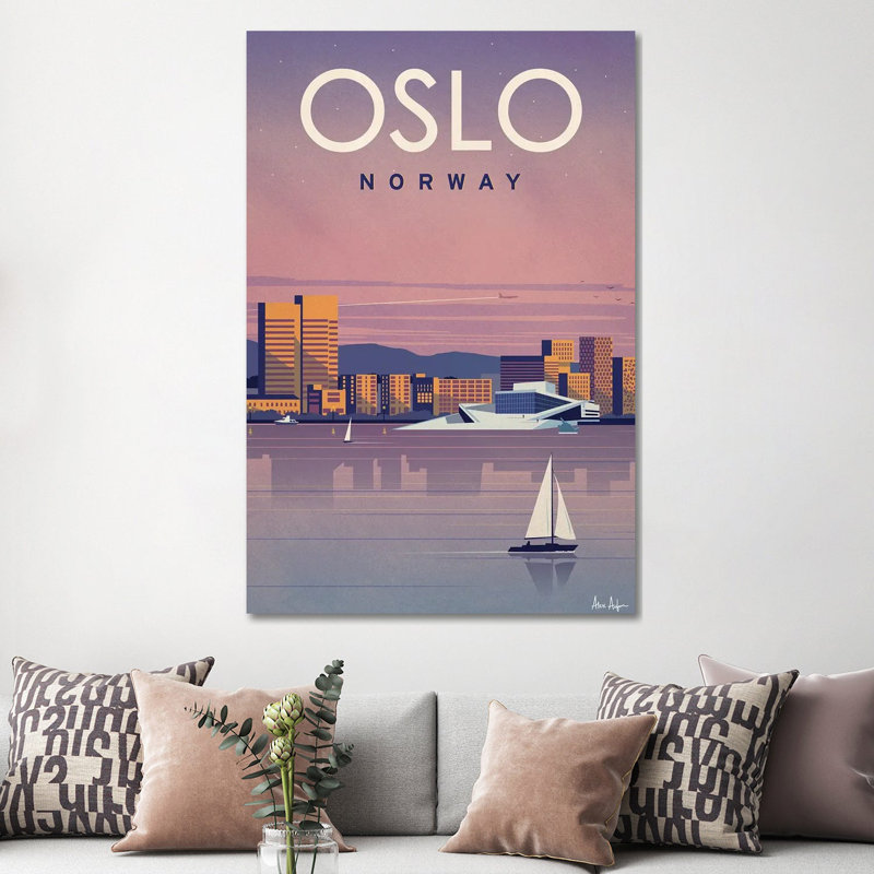 Oslo - Wrapped Canvas Print, 152.5 cm H x 101.5 cm W