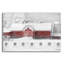 «Barn with Fence and Bows» par Lori Deiter, art mural en verre acrylique-1375633992