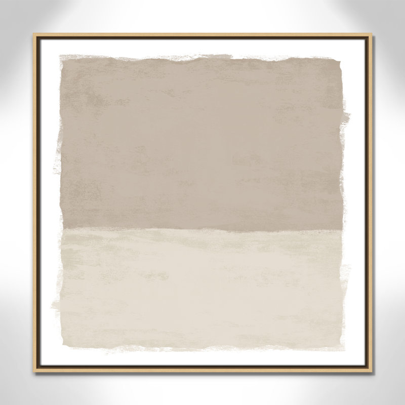 «Silent Sands I» par Natalie Carpentieri, Naturel, H 31,5 po x l 31,5 po