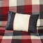 Édredon 7 pièces Red Queen - Buffalo Plaid 2 taies décoratives, 3 coussins décoratifs et jupe de lit-120944805-120944808