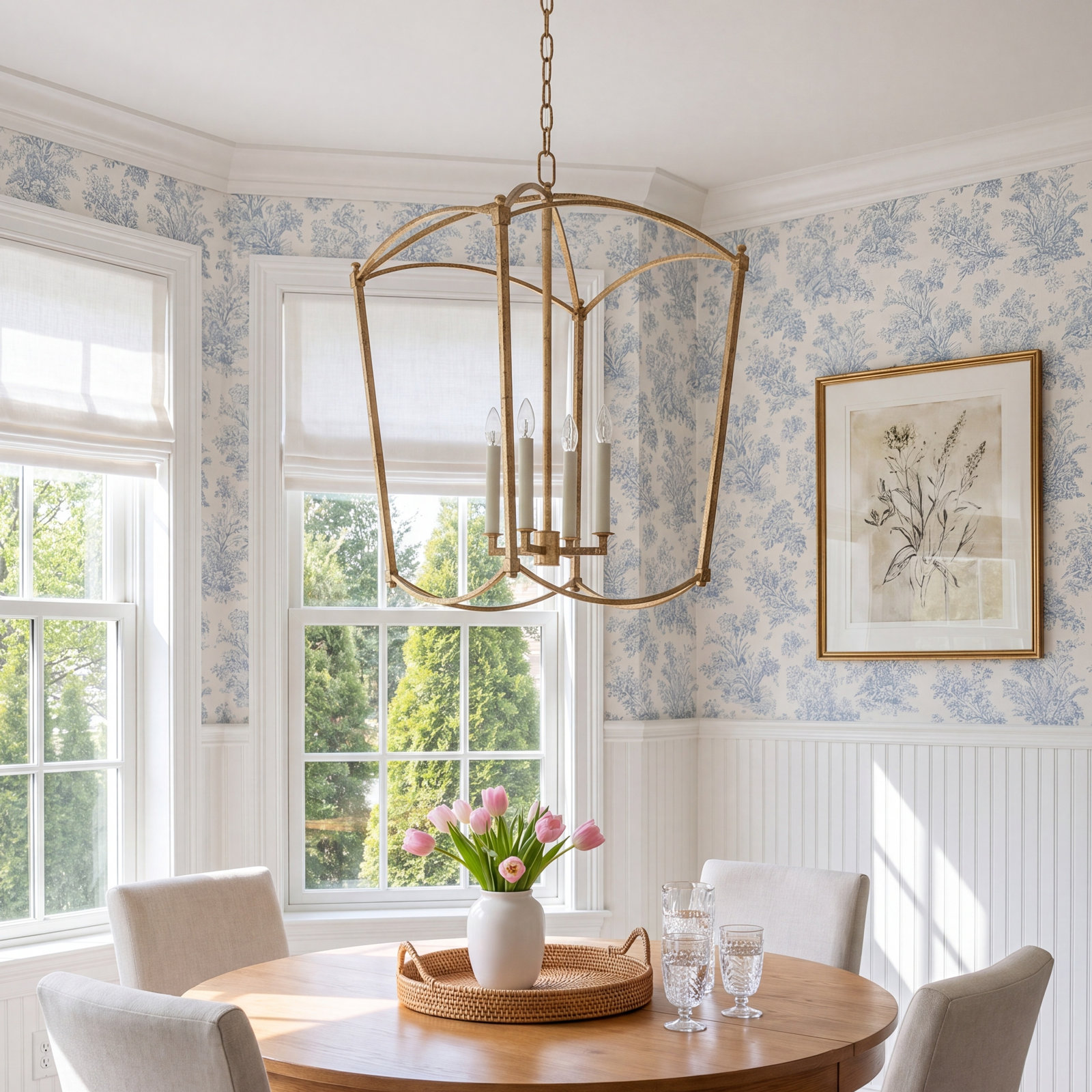 Olive 5-Light Chandelier, Antique Guild