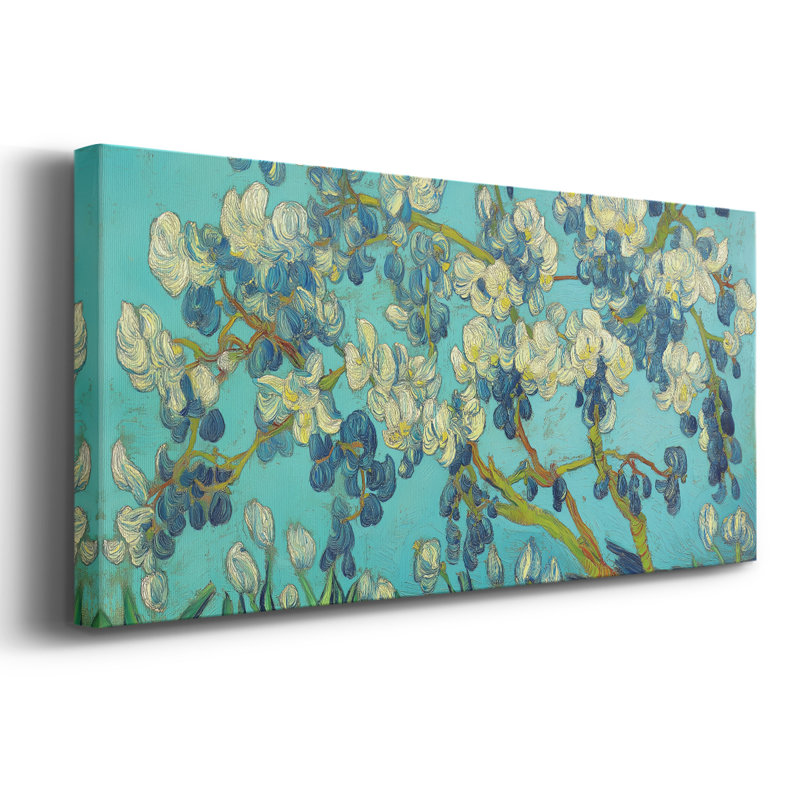 Botanical Series-CCCLXIV - Toile tendue avec châssis - Prêt à être accroché, H 12 po x l 30 po