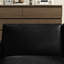 Canapé modulaire noir avec 4 sièges et coussins, canapé de siège profond en forme de L moderne, mousse rembourrée en velours côtelé respirant, structure en bois massif multiplicateur de gravité, amovible pour la chambre à coucher, - éponges de canapé,