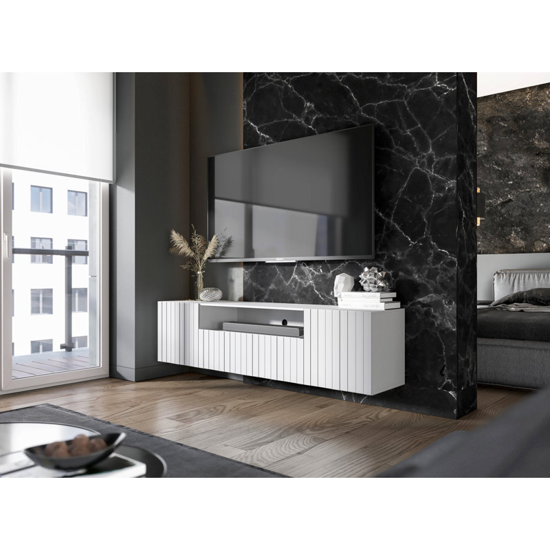 Dairine TV Stand for TVs up to 65", White
