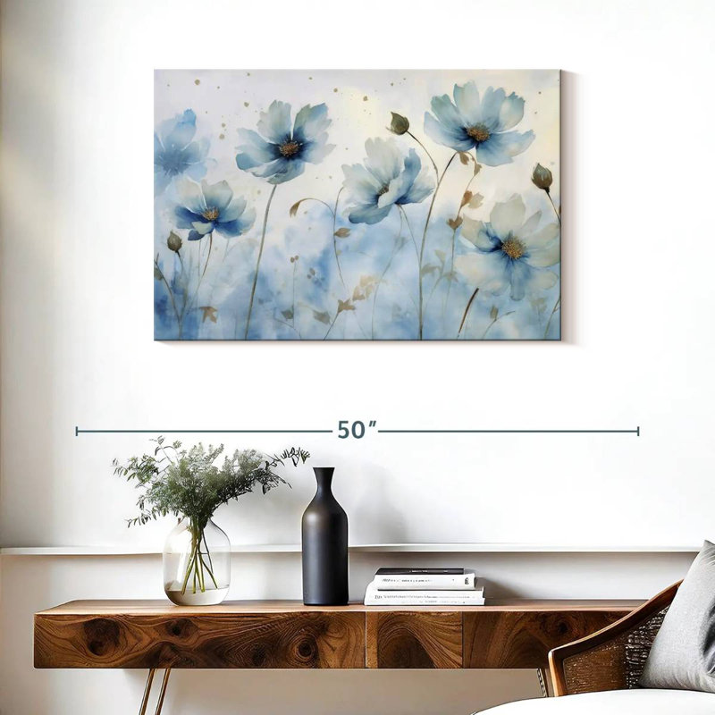 Blue Garden Blooms II, H 24 po x l 36 po
