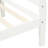 Twin Bed With Solid Wood Platform And Headboard/ In White - Build Headboard,