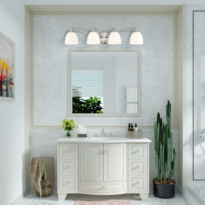 Mayday 4 - Light Dimmable Vanity Light, Brushed Nickel