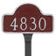 Lexington 1-Line Lawn Address Sign-1435928935
