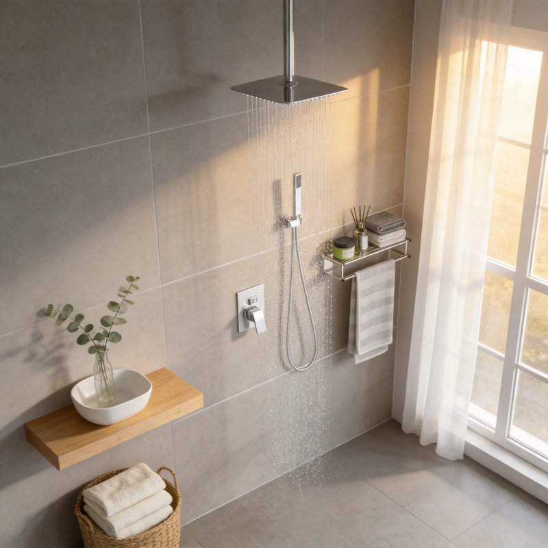 Système de douche complet, Chrome
