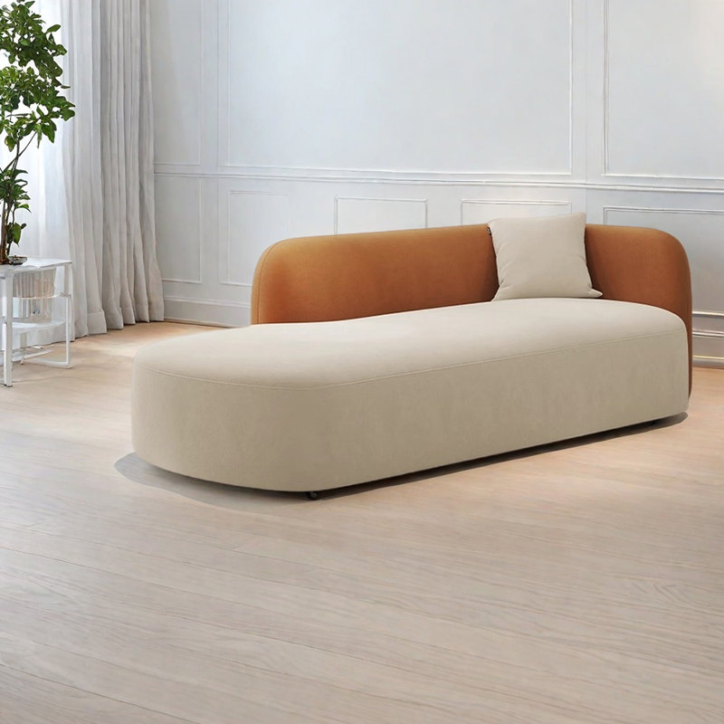Bueche, Right Hand Facing, Orange/Beige