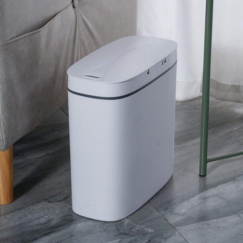 Poubelle à couvercle tactile 3,6 gallons