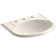 Devonshire Ceramic U-Shaped Drop-In Bathroom Sink with Overflow
