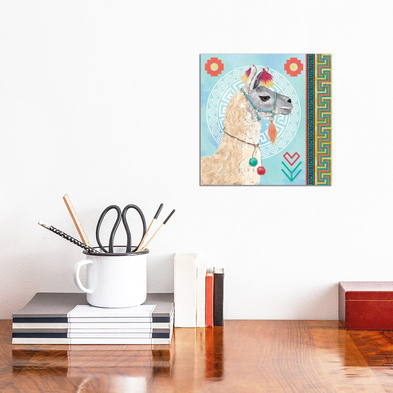 " Peruvian Dreams I " by Jade Reynolds, Wrapped Canvas, 12" H x 12" W x 1.5" D, No Matte