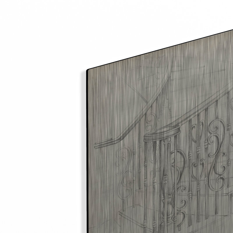 «Iron Railing Design II» par Ethan Harper, H 16 po x l 12 po