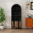 71" Tall Arched Display Bar Cabinet-1283989601
