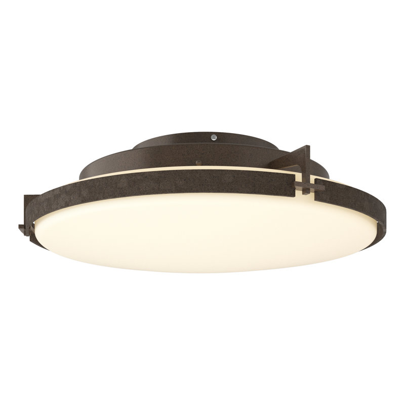 Metra 1 - Light 24.3" Simple LED Flush Mount, Bronze