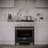 ZLINE 30 in. 4.2 cu. ft. Paramount Dual Fuel Range W/ 4 Burner DuoPro Cooktop and Electric Convection Oven W/ Black Matte Door