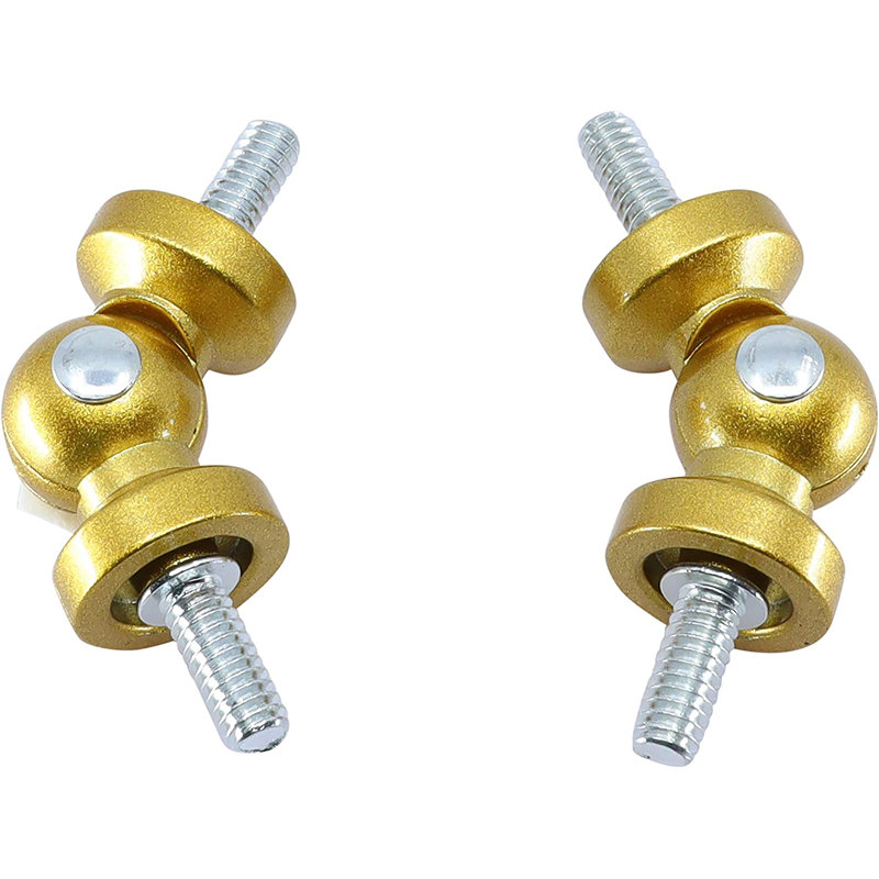 Meriville Hinged Elbow Connector, 2 pcs, 0.625", Royal Gold
