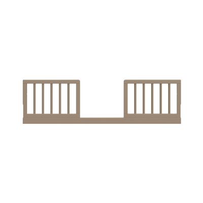 Graco Universal Toddler Safety Guardrail Kit (Dowels) - Taupe