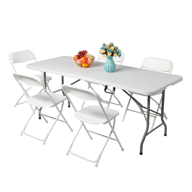 Table de camping d'extérieur rectangulaire L 72 po x l 30 po Sazi