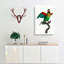 Orange-Cheeked Parrot by F. Levaillant - Wrapped Canvas-55366834