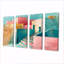 Yanis - Ensemble de décorations murales City Buildings-107604043