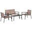 Wicker 4 - Person Garden Lounge Set