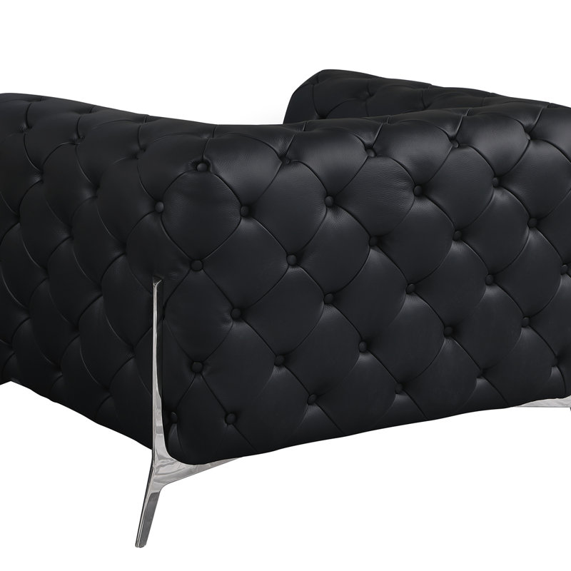  Fauteuil d'angle en similicuir Fauteuil d'appoint Fauteuil confortable, Similicuir noir
