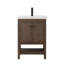 Meuble-lavabo simple 24 po avec plateau en céramique Chazden-444019685-461940886-461949847