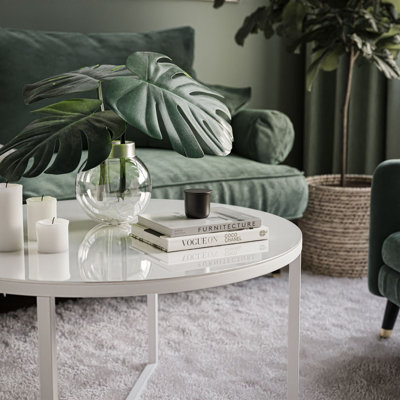 Swinyer Cross Legs Coffee Table
