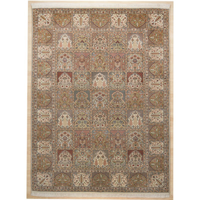 Classic Knotted Rug in Brown