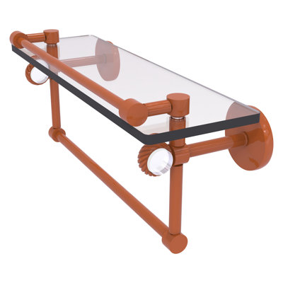 Tablette flottante avec barre à serviettes Clearview