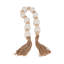 Sagebrook Home 36" Marble And Wood Beads Garland, White/Natural