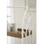 Tablette murale Gracie Oaks 20 x 7 x 22 brun rustique, blanc