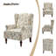 Fauteuil d'appoint à oreilles rembourré Anndi-88046188
