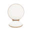 Wood Frame Dining Side Chiars Set Of 2 With Round Shapr Back-1467966158