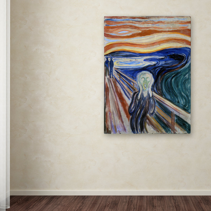 «The Scream» par Edvard Munch - impression, H 19 po x l 14 po