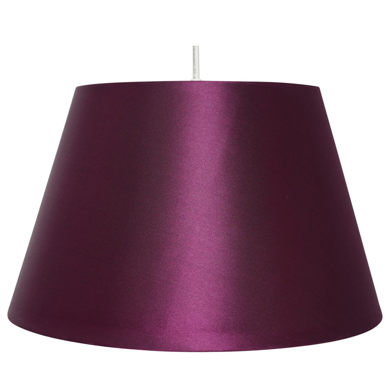 24cm H Silk Empire Lamp Shade ( Uno ), Plum