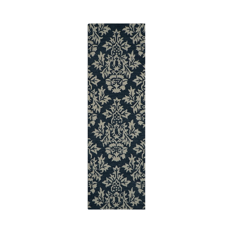 Rug Crafted Multi Size Blue Hand Tufted Oriental Area Rug LoomBloom, Runner 2'3" x 7'