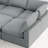 Upholstered Cloud Modular Sectional Sofa, Modern Comfy Couch Filled With Down, Convertible Deep Seat Couches For Living Room Apartment Lounge Bedroom-1591921259