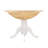 Versatile Drop Leaf Table With Stylish Pedestal Base And Ornamental Legs For Intimate Dining And Space Adaptability.