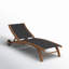 Outdoor Teak Chaise Lounge-2022375428