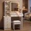 Ensemble de coiffeuse 3 couleurs-389033608