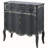 Antique Grey 2-door Console Table
