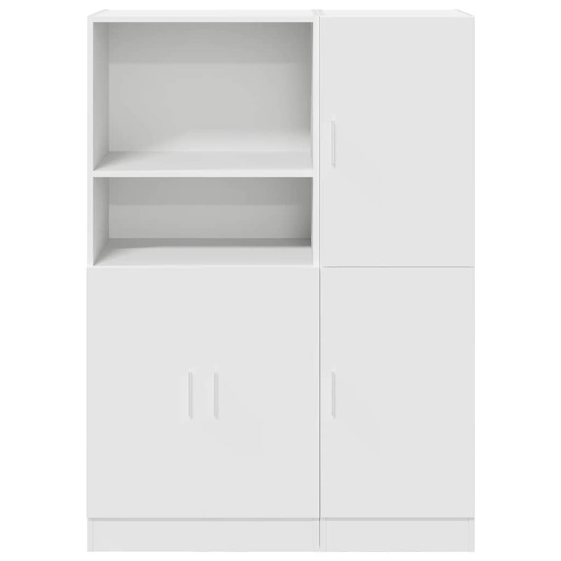 1 131.5cm Kitchen Pantry, White
